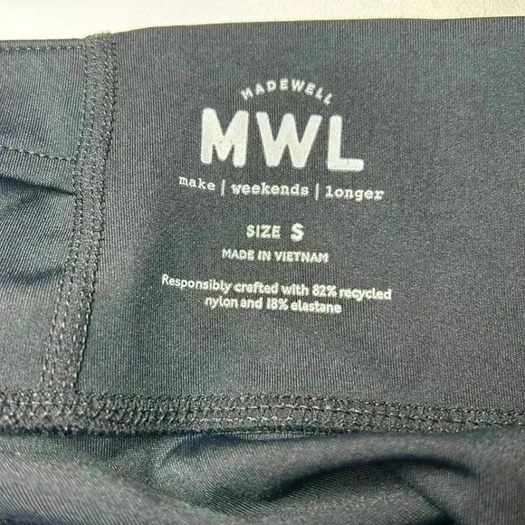 Madewell Shorts Biker Small Gym Exercise Yoga Walk Run Spandex Volleyball Summer - Picture 6 of 9